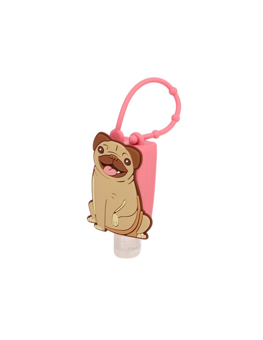 Puckator Gel Hand Sanitiser With Mopps Pug Silicone Cover