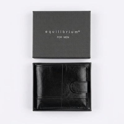 equilibrium FOR MEN Black Wallet