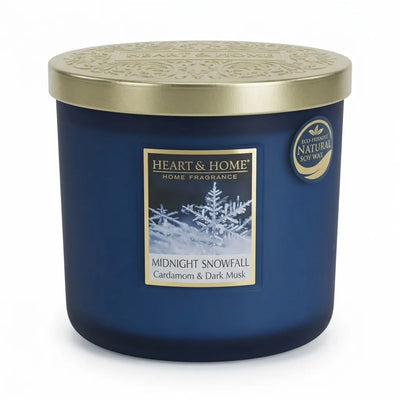 Heart & Home Midnight Snowfall Cardamom & Dark Musk Candle