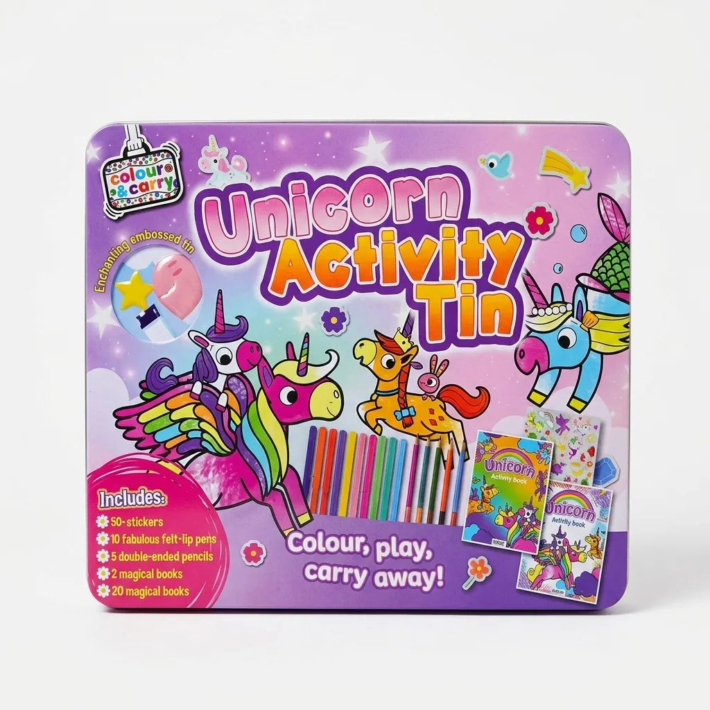 Unicorn Activity Tin