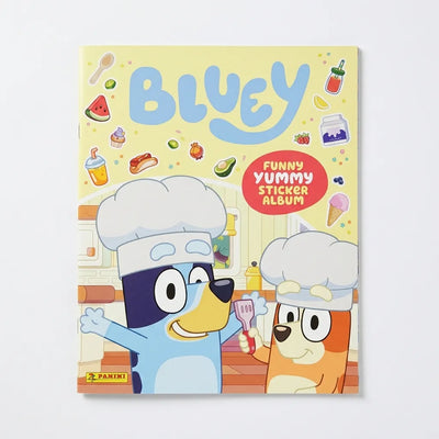 Panini Bluey Funny Yummy Sticker Collection Album