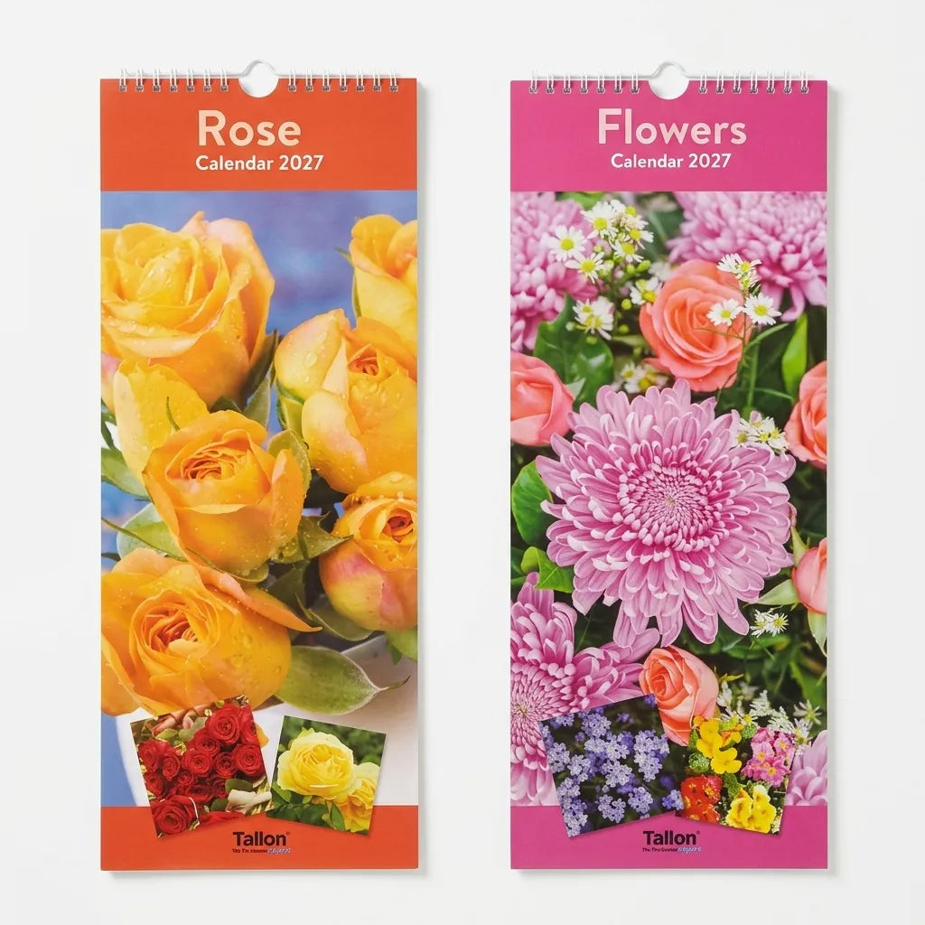 Rose or Flowers Calendar 2027