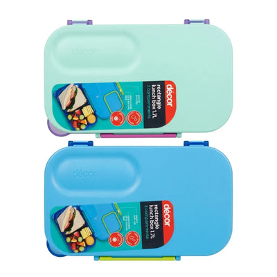 Decor Bento Box with 3 Compartments 1.7L Dark Colours