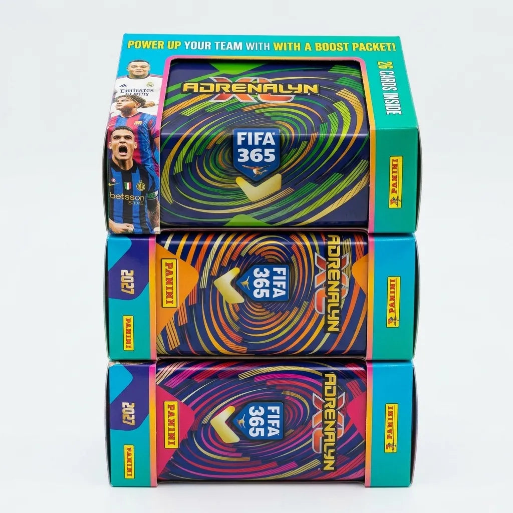 Panini FIFA 365 Adrenalyn XL 2027 Trading Cards Mini Collector Tin
