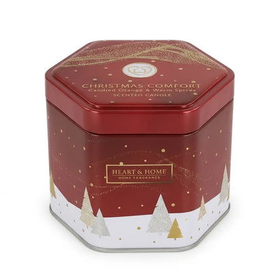 HEART & HOME Christmas Comfort Tin Candle 125 g