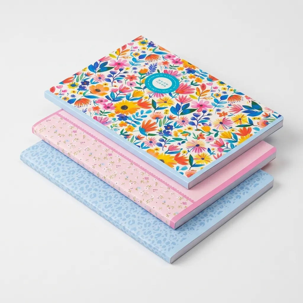 MOON FLOWER Notebook A5