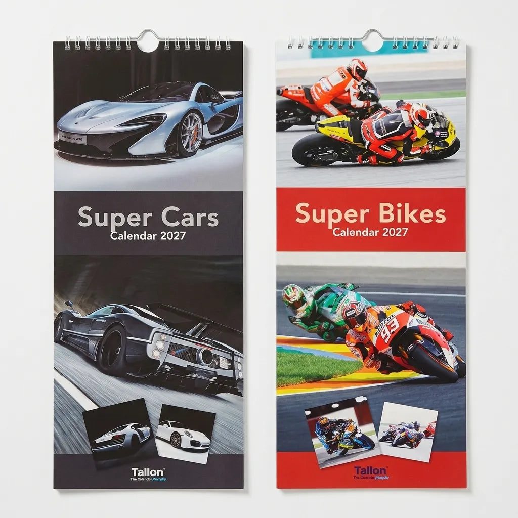 Super Cars or Super Bikes Calendar 2027
