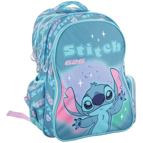 Disney Stitch Backpack 2 Large Compartments Fit A4 - 42 x 30 x 15cm