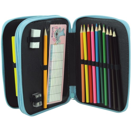 Double Filled Stitch Brush It Out Pencil Case