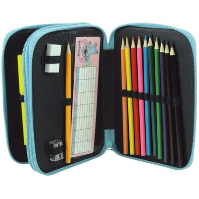 Double Filled Stitch Brush It Out Pencil Case