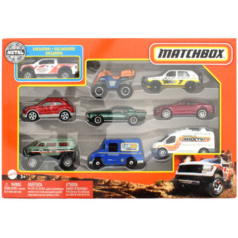 Matchbox 9 Pack Metal Cars