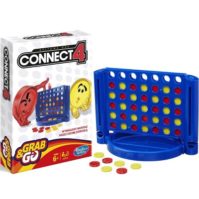 Hasbro Connect 4 Grab N Go - Travel Game