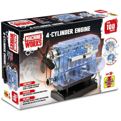 4-Cylinder Engine Machine Works Over 100 Parts