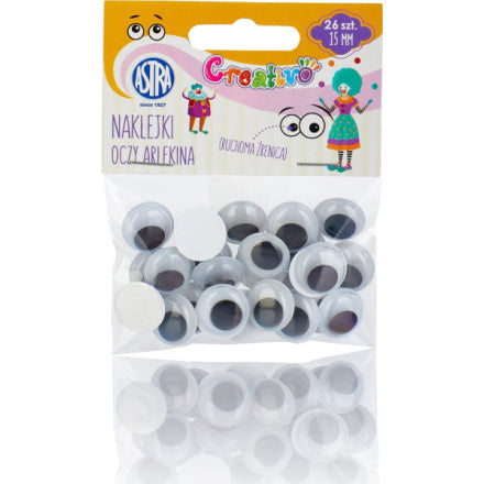Google eyes 26 pcs x15 mm
