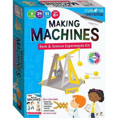 Curious Universe Kids - Making Machines Book &Science Experiments Kit