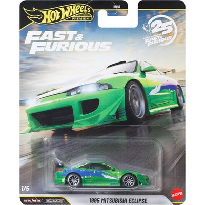Hot Wheels Premium Fast & Furious 25th Anniversary 1995 Mitsubishi Eclipse Die-Cast Car
