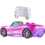Hot Wheels Barbie RC Toy Car, Remote-Control Pink Convertible