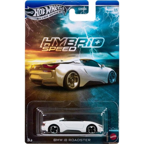 Hot Wheels Hybrid Speed Silver Series BMW i8 Roadster