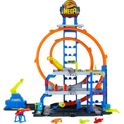 Hot Wheels City Mega Loop Garage Playset