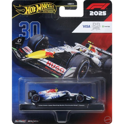 Hot Wheels Premium Formula 1 Visa Cash App RB Racing Bulls Driver 1 Die-Cast Car