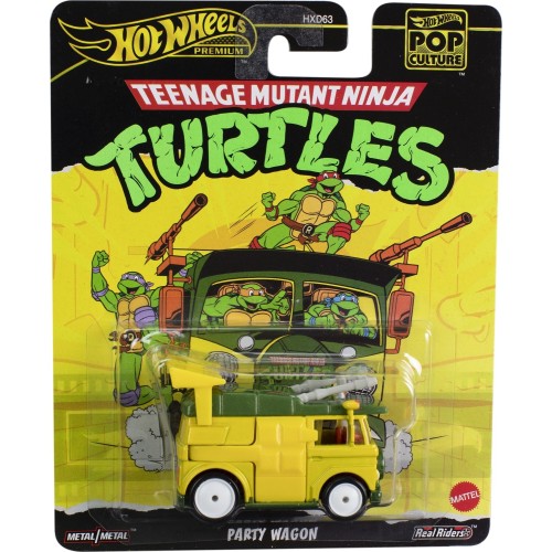 Hot Wheels Premium Pop Culture Teenage Mutant Ninja Turtles Party Wagon