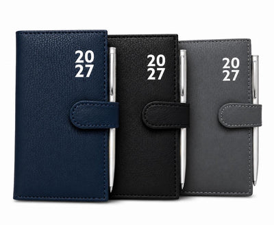 Slim Diary with Pen 2027 - 1 week on 2 pages