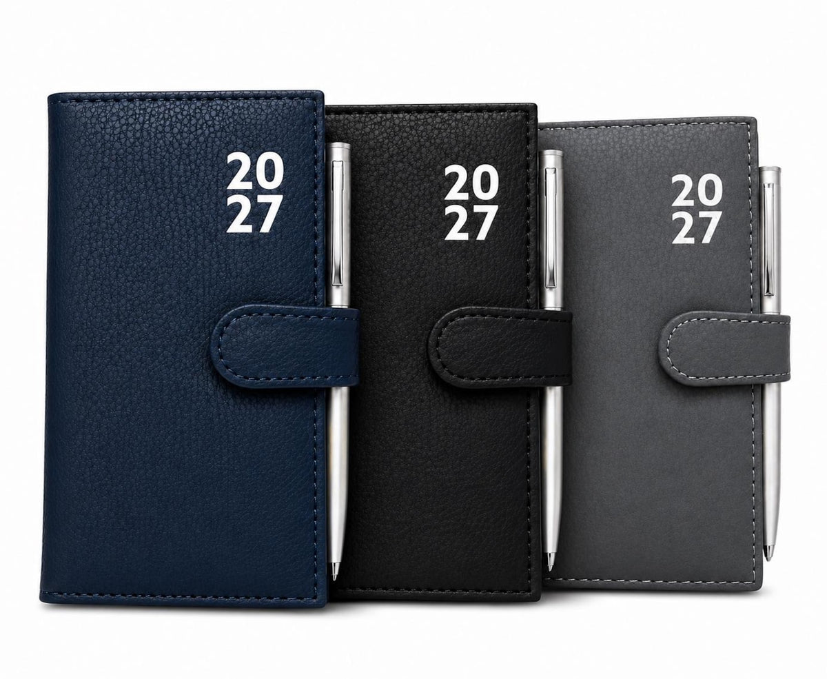 Slim Diary with Pen 2027 - 1 week on 2 pages