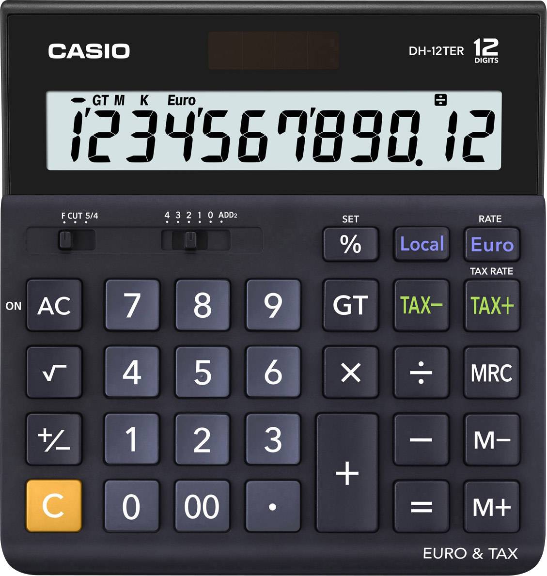 Casio Dh-12Ter 12 Digit Two Way Power