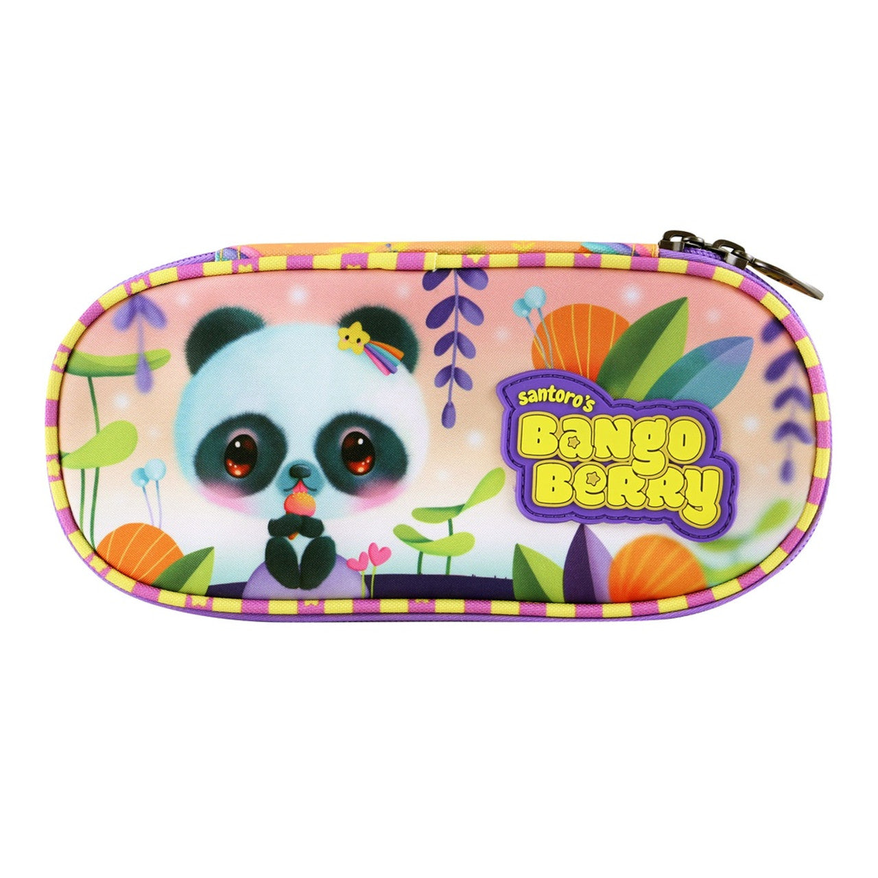 Bangoberry - Pencil Case Oval 1 Zip - Pally Panda