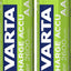 Rechargeable Batteries 2600MAH  1 pkt AA X2pcs