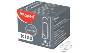 Paper Clips Maped Extra Strong 25Mm 100Pcs