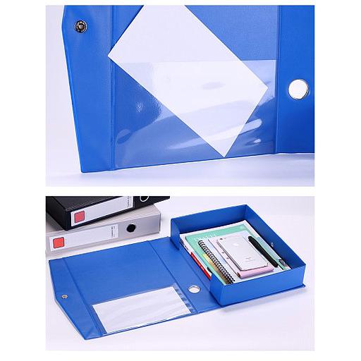 Pvc Boxfile Blue – Eduline Malta