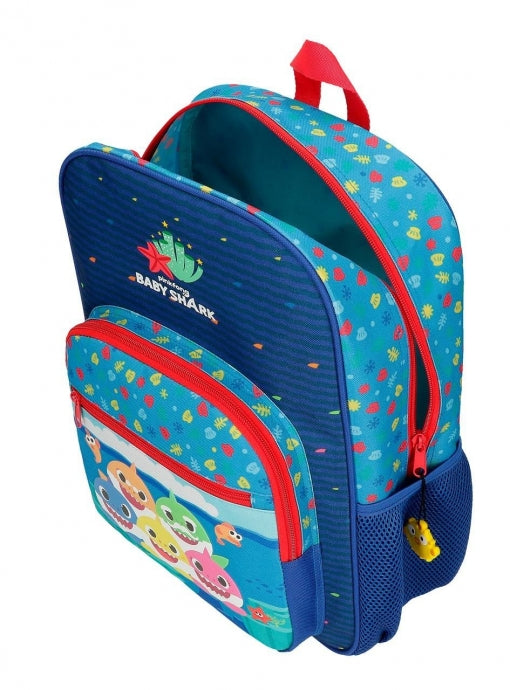 Backpack 1 Large Zip Baby Shark
