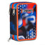 SEVEN Optical shade boy Filled 3 zip pencil case