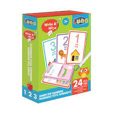 Learn The Numbers - Write And Wipe X24 Pcs