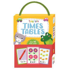 Tiny Tots Times Tables Flash Cards 40 Cards