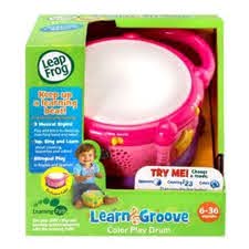 Learn And Groove Color Play Drum Pink