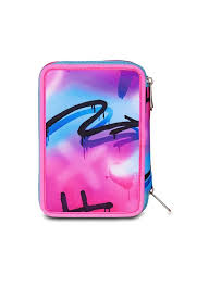 SEVEN Filled 3 zip pencil case