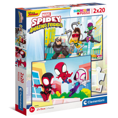 Puzzle - Spidey And His Amazing Friends 2X20Pcs