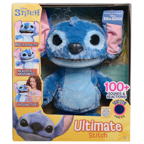 Just Play Disney Stitch Ultimate Interactive 17inch Plush