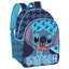 Disney Stitch Abstract backpack 40cm - 1 Large compartment fit A4