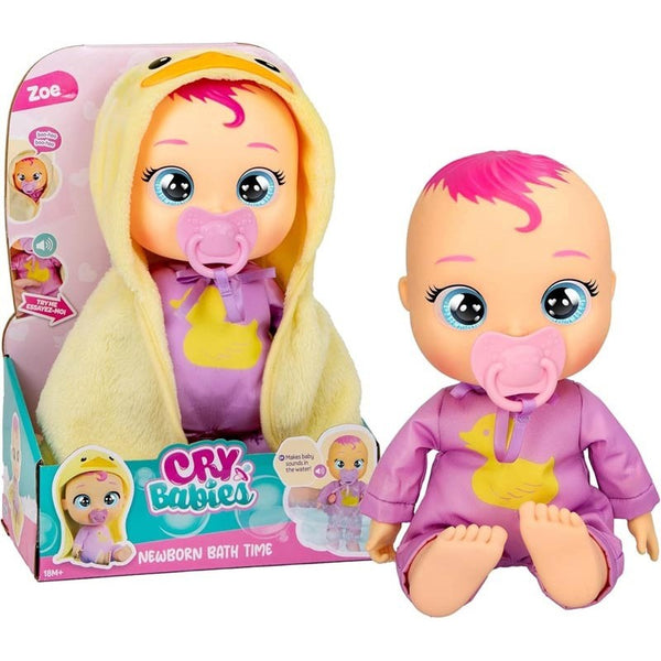 Cry Babies Newborn Bath Time Zoe Doll
