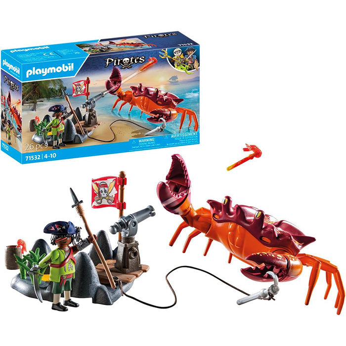 Playmobil Pirates Figure Giant Crab Fight -71532