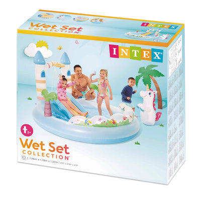 Unicorn Castle Play Center Inflated 196 x 178 x 127cm