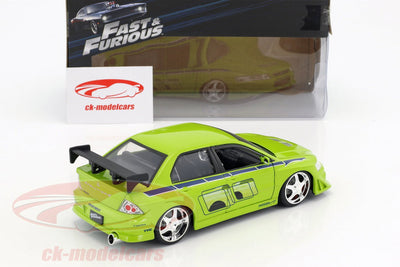Brian's Mitsubishi Lancer Evolution VII 2 Fast 2 Furious 1:24 Model Car