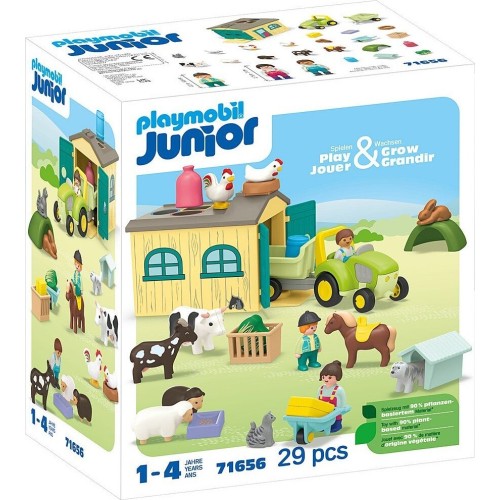 Playmobil Junior Farm Adventure with Tractor - 71656