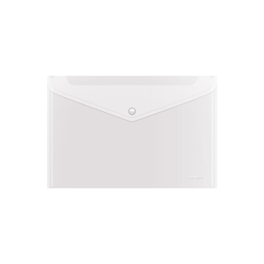 Transparent Button folder A4