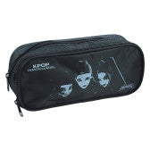 K-pop Demon Hunters Black 2-Compartment Pencil Case