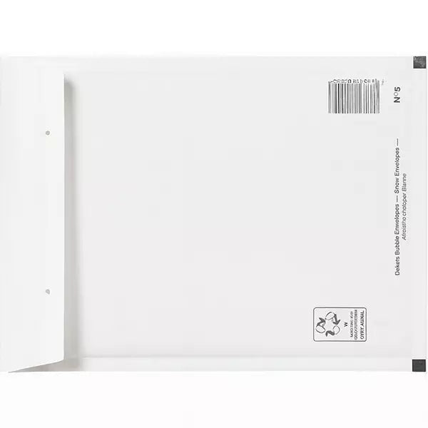 White bubble envelope