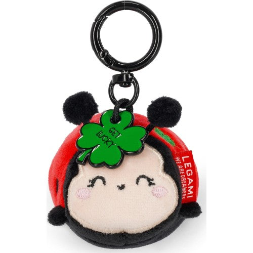 Legami Tiny Super Soft! Ladybug Plush Key Ring - Get Lucky